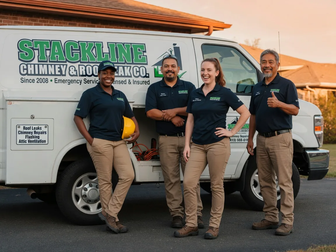 Chimney flashing repair company in Jay, ME